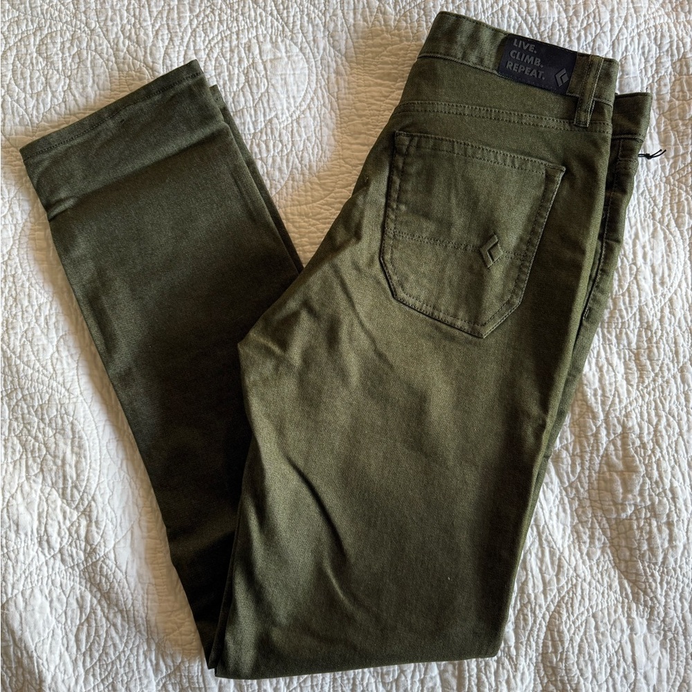 31x34 men’s Black Diamond zone denim pants in tundra